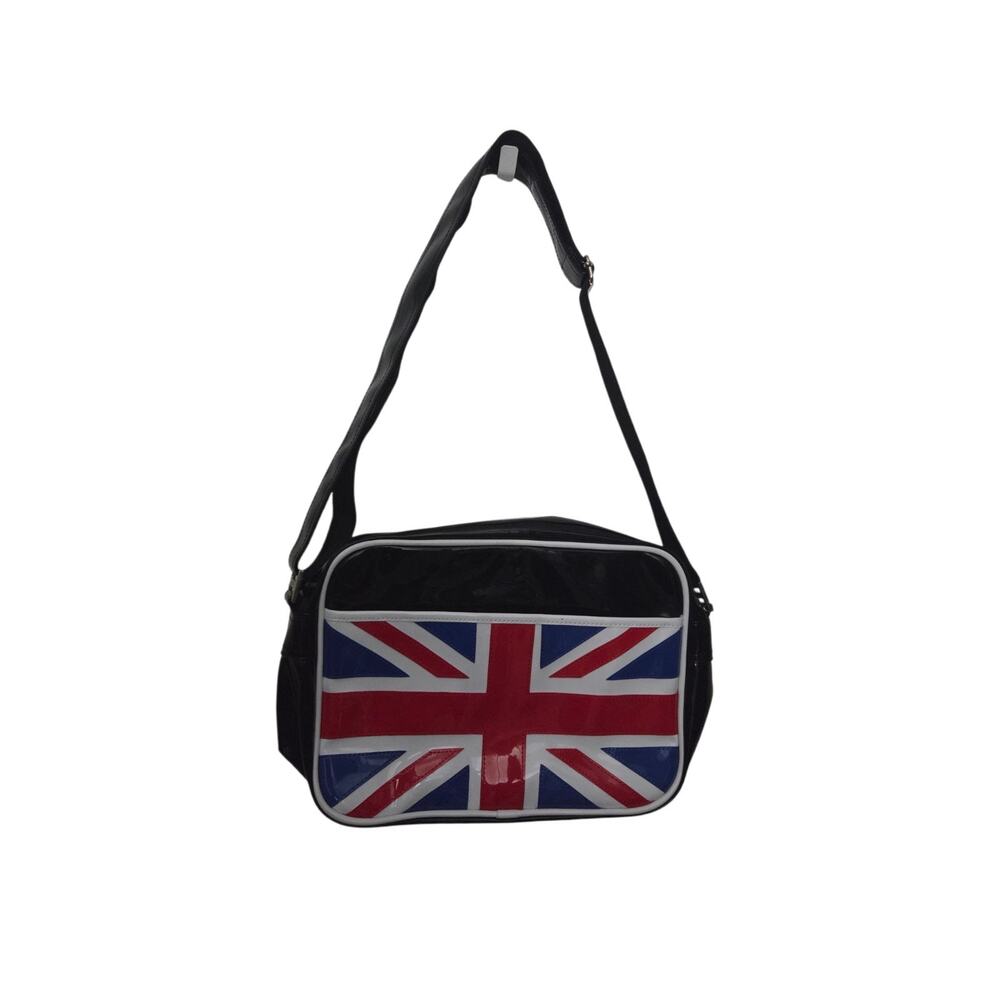 Y2K Nevaeh Union Jack UK Flag Messenger Bag Punk